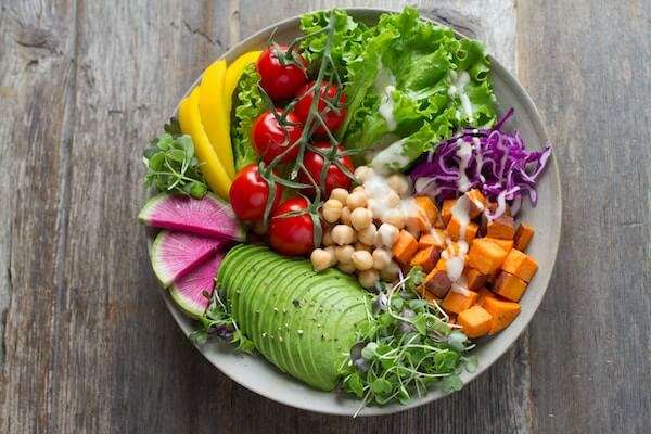 Go vegan - vegan salad